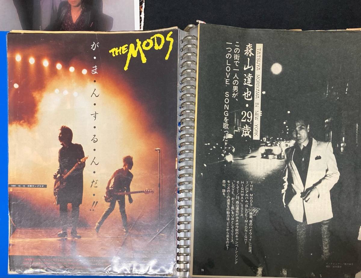 THE MODS 直筆サイン色紙 ザ・モッズ 森山達也 1984年 Yahoo!オークション - 長 K596/直筆サイン入り色紙 生写真/森山