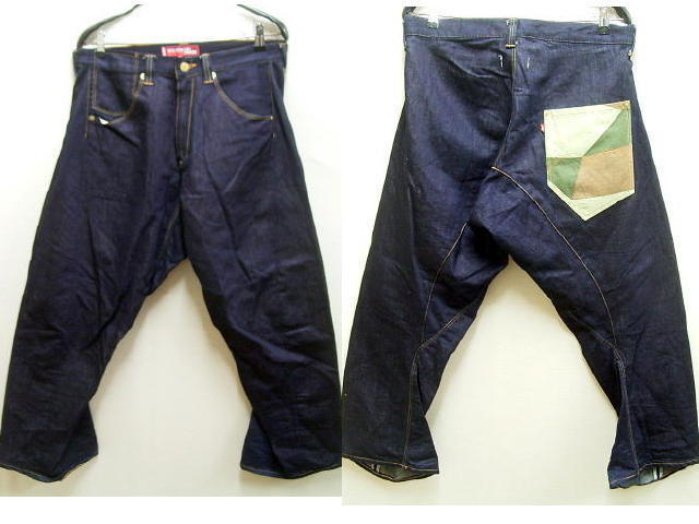 JUNYA WATANABE 麻サルエルパンツ 美品 即決[M]美品 Levi's×JUNYA