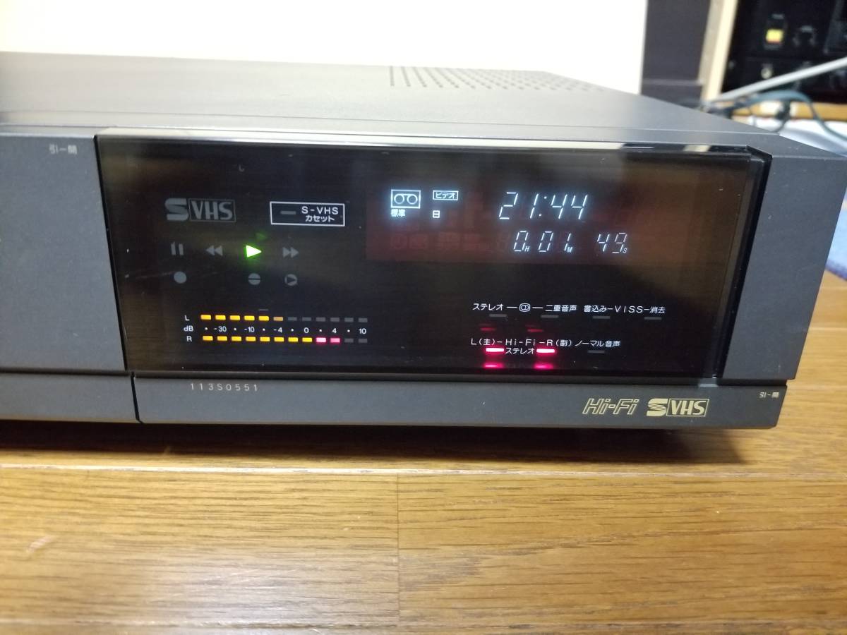 【整備済】Victor HR-V500 S-VHS ビデオデッキ Amazon | victor HR-V500 S-VHSビデオカゼットレコーダー