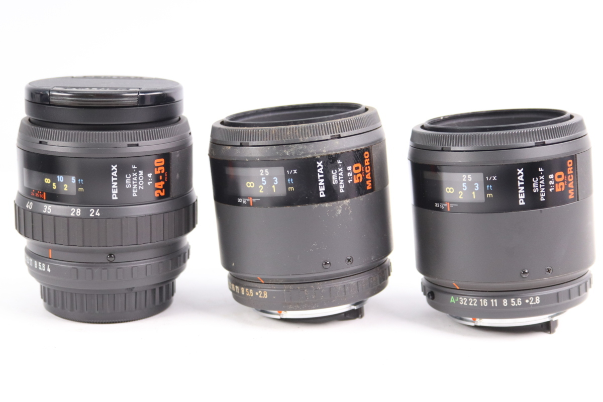 3点】ジャンク品 PENTAX ペンタックス SMC PENTAX-F ZOOM 24-50mm F4
