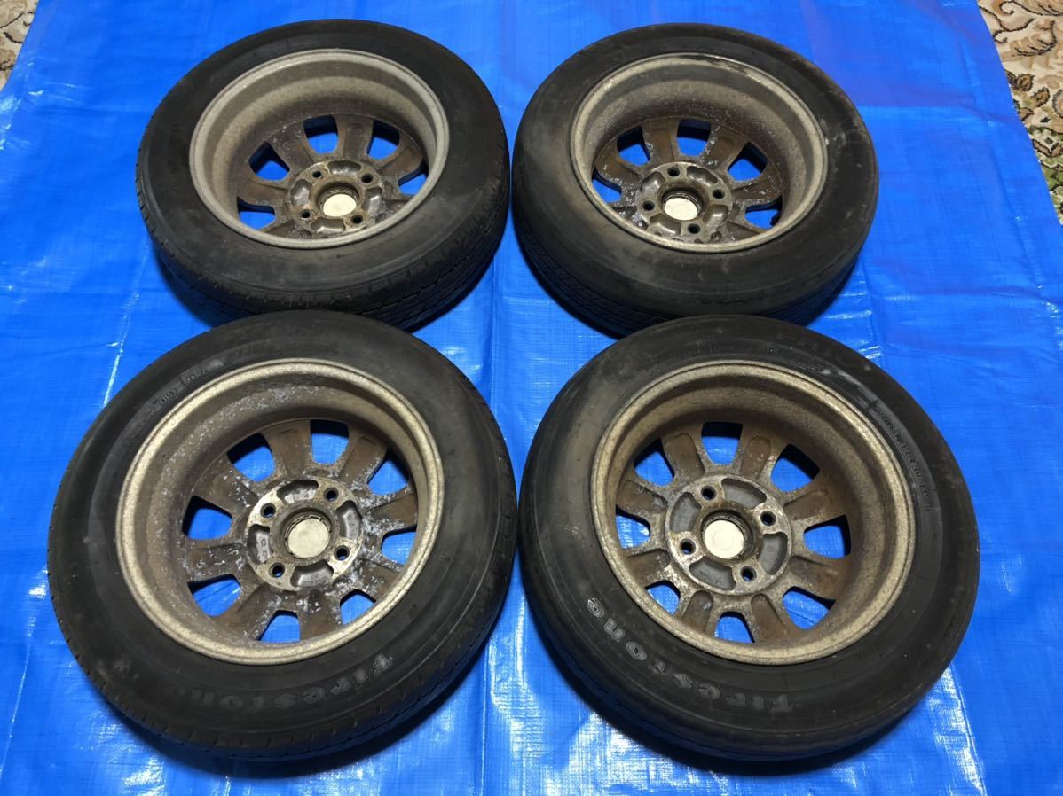 ミラ アーバンツァート　13インチホイール・タイヤ2本セット　pcd110 ダイハツ ミラ アバンツァート l500 l502 l510 l512 純正 ホイール