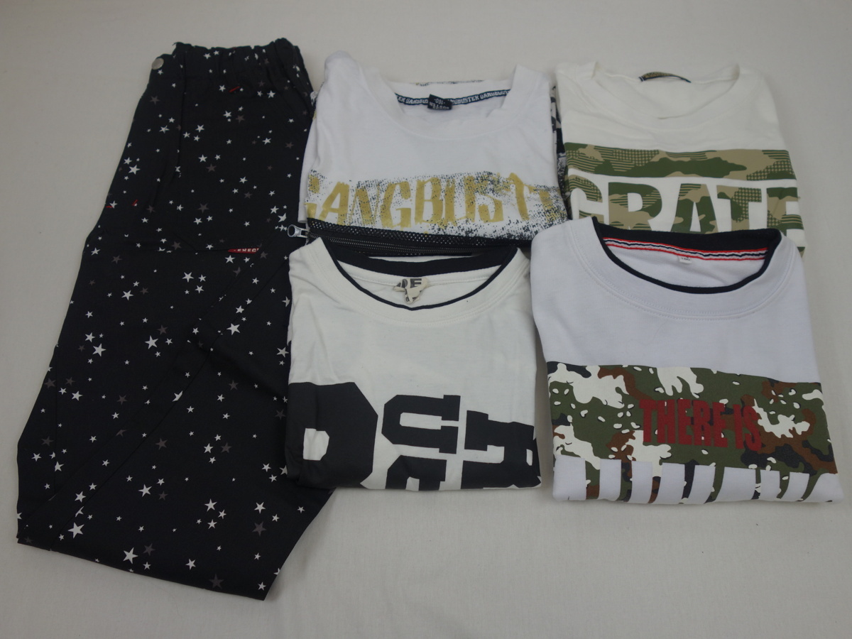 子供服 男の子 160サイズ 5点セット 長ズボン 長袖tシャツ Freude Rude Rock Gang Buster 他 の落札情報詳細 ヤフオク落札価格情報 オークフリー スマートフォン版