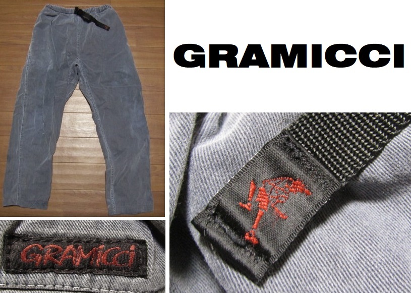 新品同然USA製90年代グラミチGRAMICCI筆記体タグ・クライミングパンツ