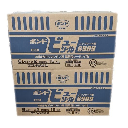 ボンド ビューシール6909新品6L 4セット 新品】☆コニシ ボンド ビューシール6909新品6L 4セット 新品】☆コニシ