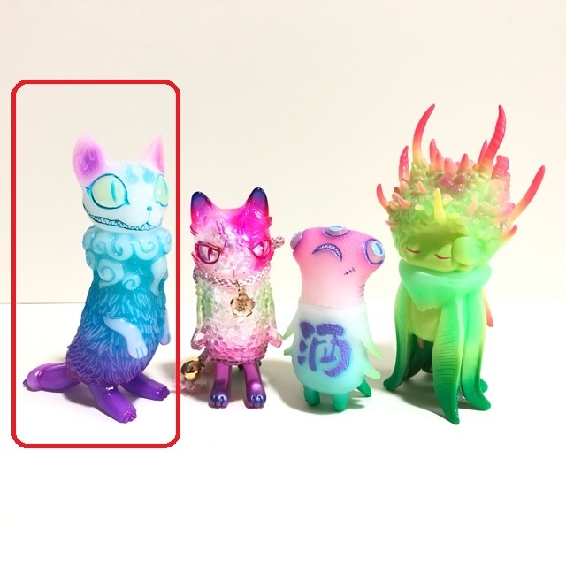 新品】よろず雑貨 えびねこ屋 yasu ばけねこ 春色おばけ Yorozu zakka