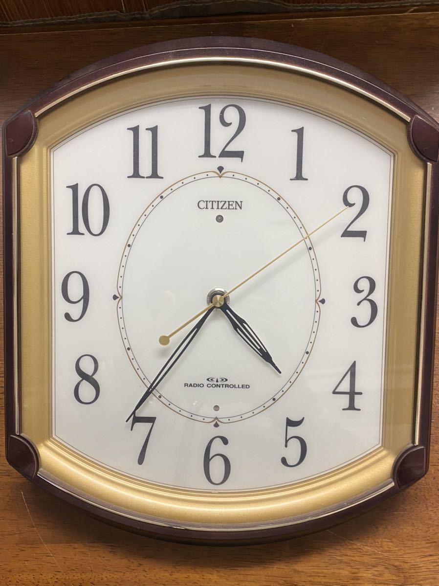 CITIZEN RADIO CONTROLLED PM-17B 掛け時計