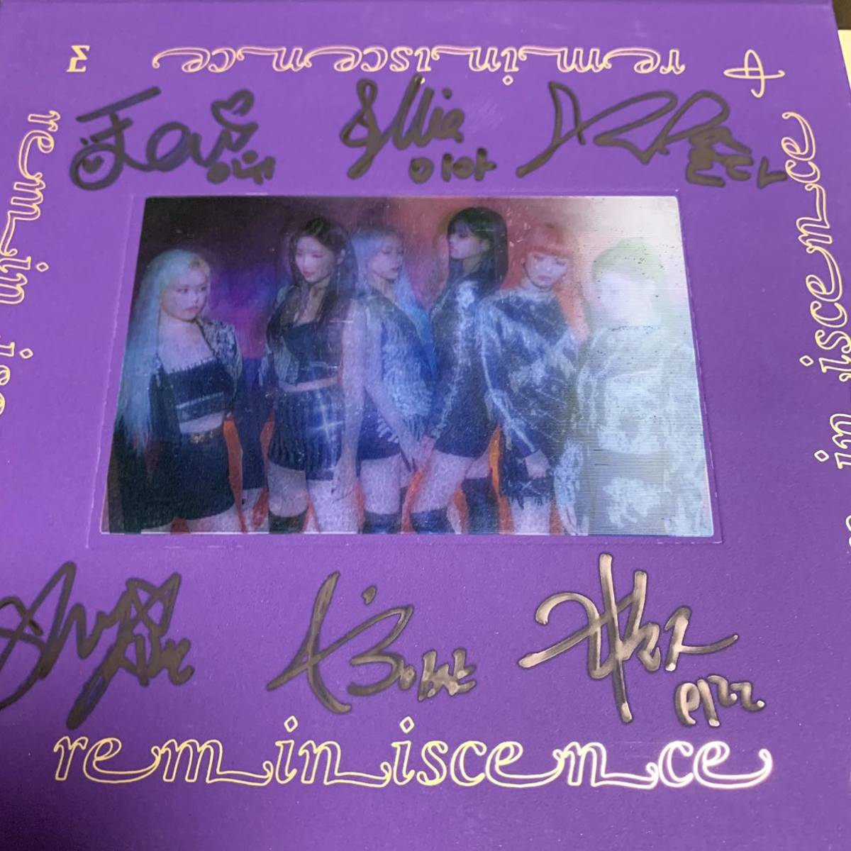 EVERGLOW reminiscence 全メンバーサイン入りアルバム