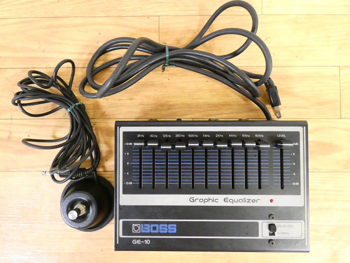 BOSS GE-10 & Roland FS-1 ボス グラフィックイコライザー