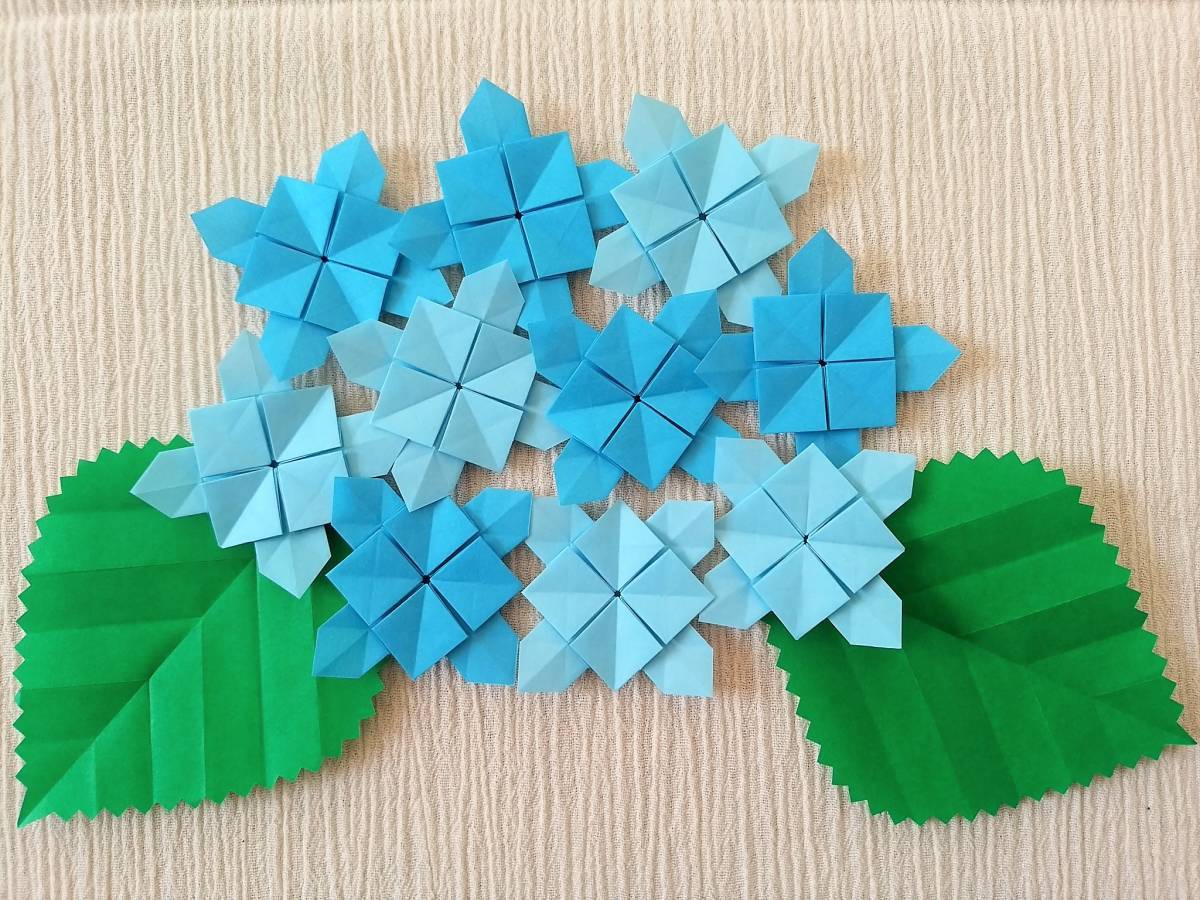 新品 折り紙 梅雨 初夏 アジサイ 紫陽花 3色セット 花 壁面飾り イベント ハンドメイド の落札情報詳細 ヤフオク落札価格情報 オークフリー スマートフォン版