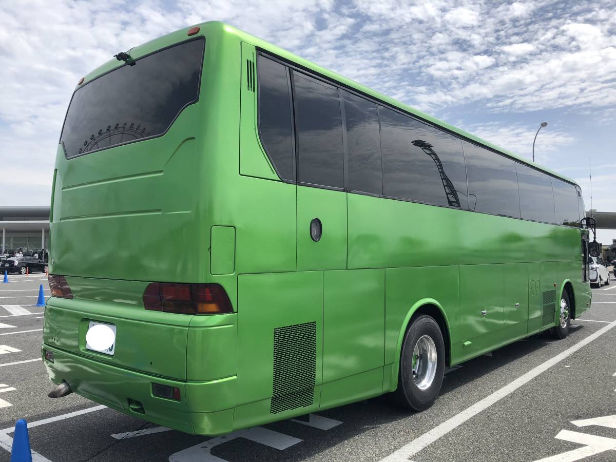 ふそう大型バス　エアロバス　スーパーハイデッカー　KL-MS86MP　サンバイザー　右側　19011006 ふそう 大型観光バス エアロバス KL-MS86MP サンバイザー 右側