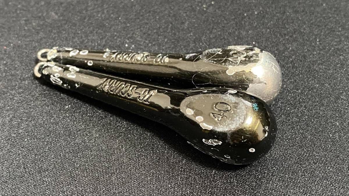 フジワラ TGスカリー 40号 2本 タングステン オモリ マルイカの落札 