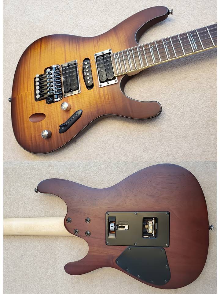 メンテ済 フジゲン製 Ibanez S470 マホガニーボディ セイモアダンカン