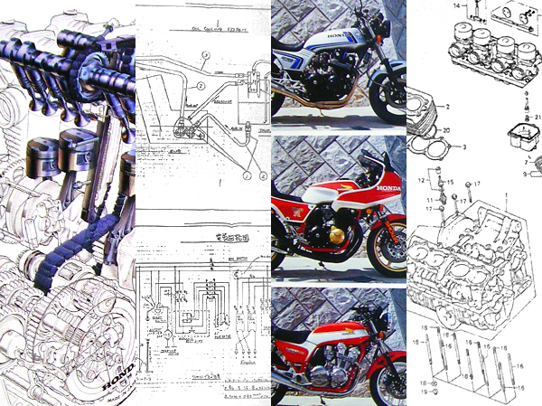 CBシリーズ 付録冊子 CB-F CB750F CB900F CB1100F CB1100R カタログ