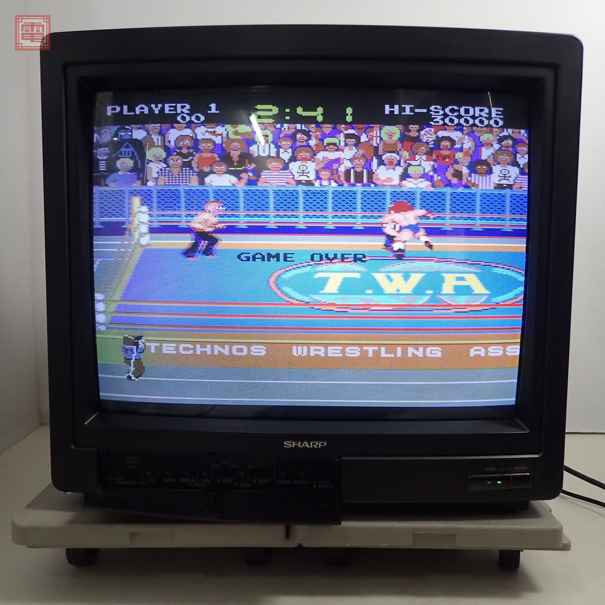 難有品 X68000等 SHARP 21インチモニター CRTディスプレイ CU-21HD
