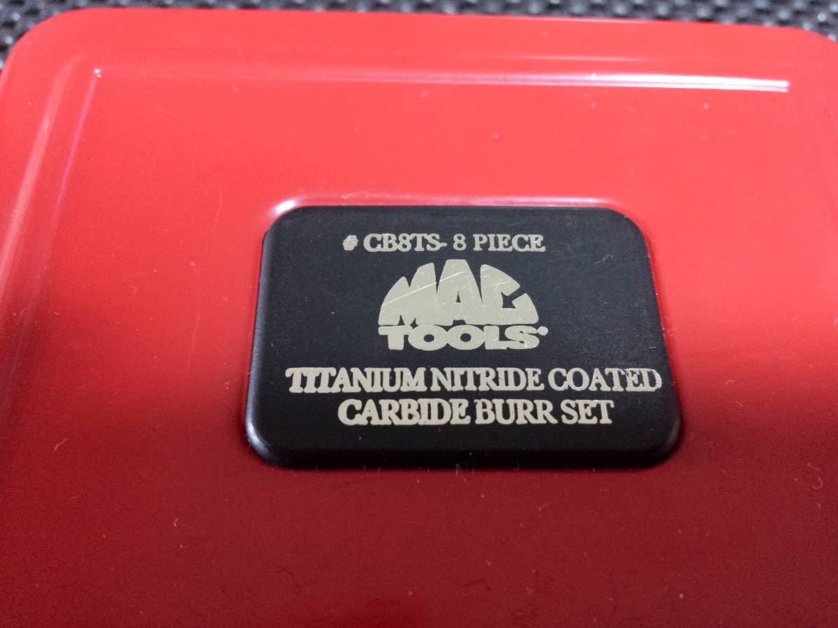 中古 MACTOOLS/マックツールズ カーバイドロータリーバーセット CB4S 4PC バリ取り研磨などに！ MACTOOLS マックツール 1⁄4\u201d マックグリップ ラチェッティング