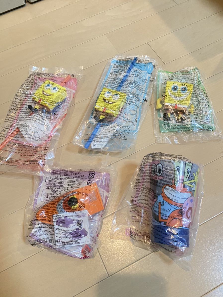 新品】マクドナルド ハッピーセット ハッピーミール スポンジボブ 例の