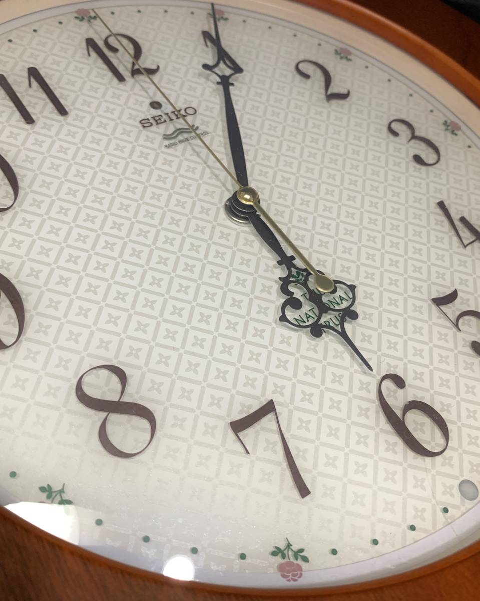 稼働☆SEIKO CLOCK セイコークロック 掛け時計 ザ・ナショナル
