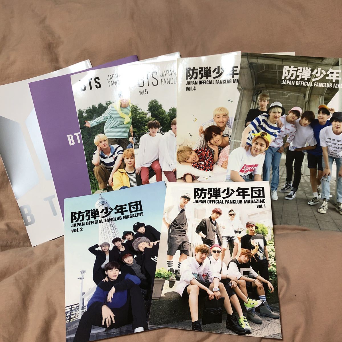 公式 防弾少年団 BTS FC 会報 vol.1 2 3 4 5 6 7 8