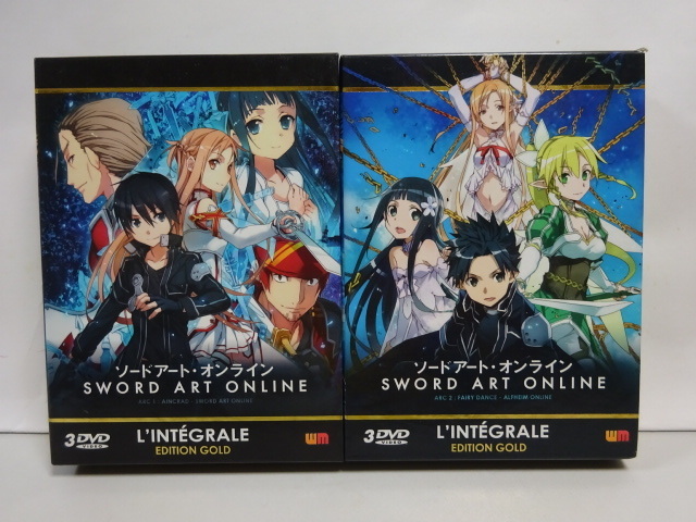 ソードアート オンライン Dvd Box 2種セット Arc1 Arc2 アインクラッド フェアリーダンス 海外版 Sao の落札情報詳細 ヤフオク落札価格情報 オークフリー スマートフォン版