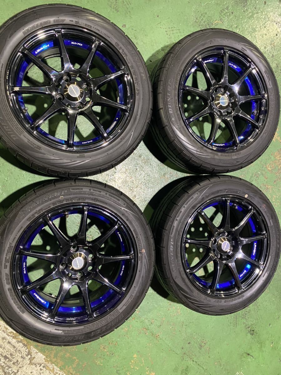 Wedssports SA-15R 17インチ PCD100 4穴 off43 Wedssports SA-15R 17インチ PCD100 4穴 off43