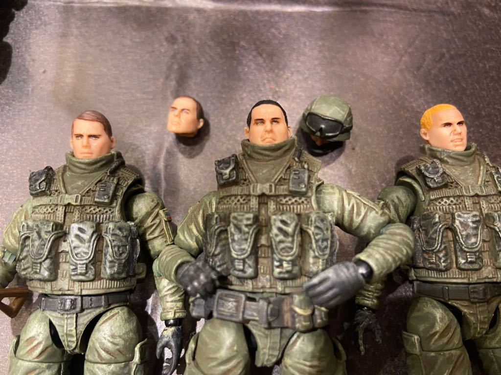 送料込・外箱なし】暗源 軍兵ロシア海軍歩兵 陸軍 1/18 アシッドレイン