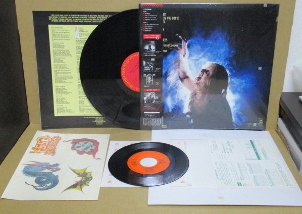 オジー・オズボーン / 月に吠える LP+シングル タトゥー・シール付