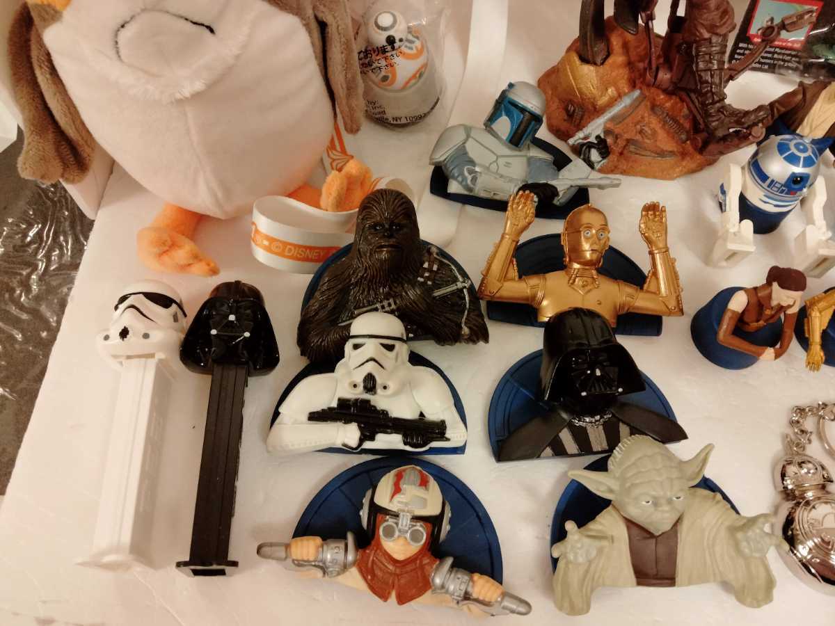 大量 ディズニー スターウォーズ 8 ポップコーンバケット ぬいぐるみ ダースベイダー アナキン フィギュア キーホルダー クリップ の落札情報詳細 ヤフオク落札価格情報 オークフリー スマートフォン版