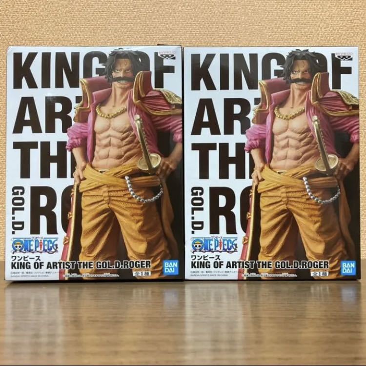 新品 One Piece ワンピース King Of Artist Koa キングオブアーティスト Gol D Roger ゴール D ロジャー ゴールドロジャー フィギュア 2体セット の落札情報詳細 ヤフオク落札価格情報 オークフリー スマートフォン版