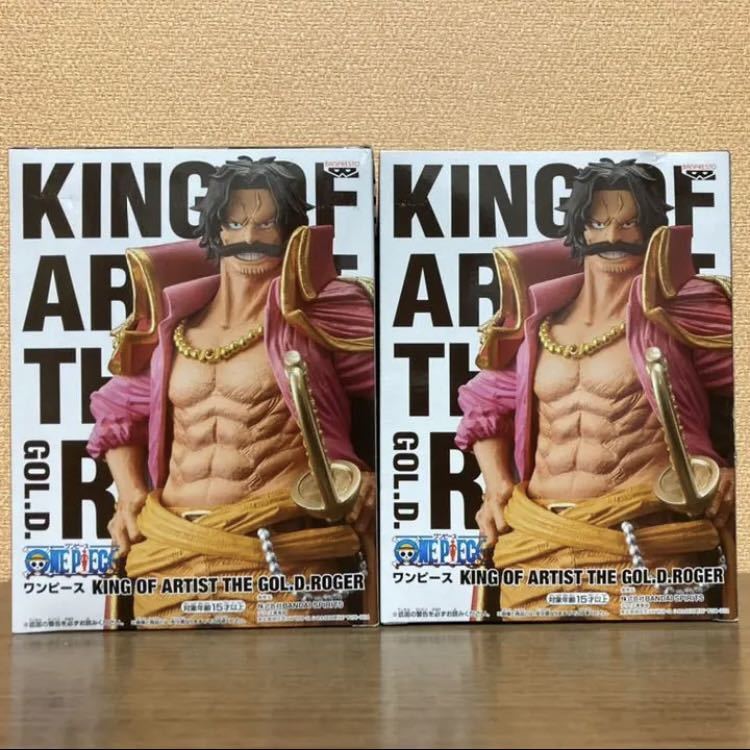 新品 One Piece ワンピース King Of Artist Koa キングオブアーティスト Gol D Roger ゴール D ロジャー ゴールドロジャー フィギュア 2体セット の落札情報詳細 ヤフオク落札価格情報 オークフリー スマートフォン版