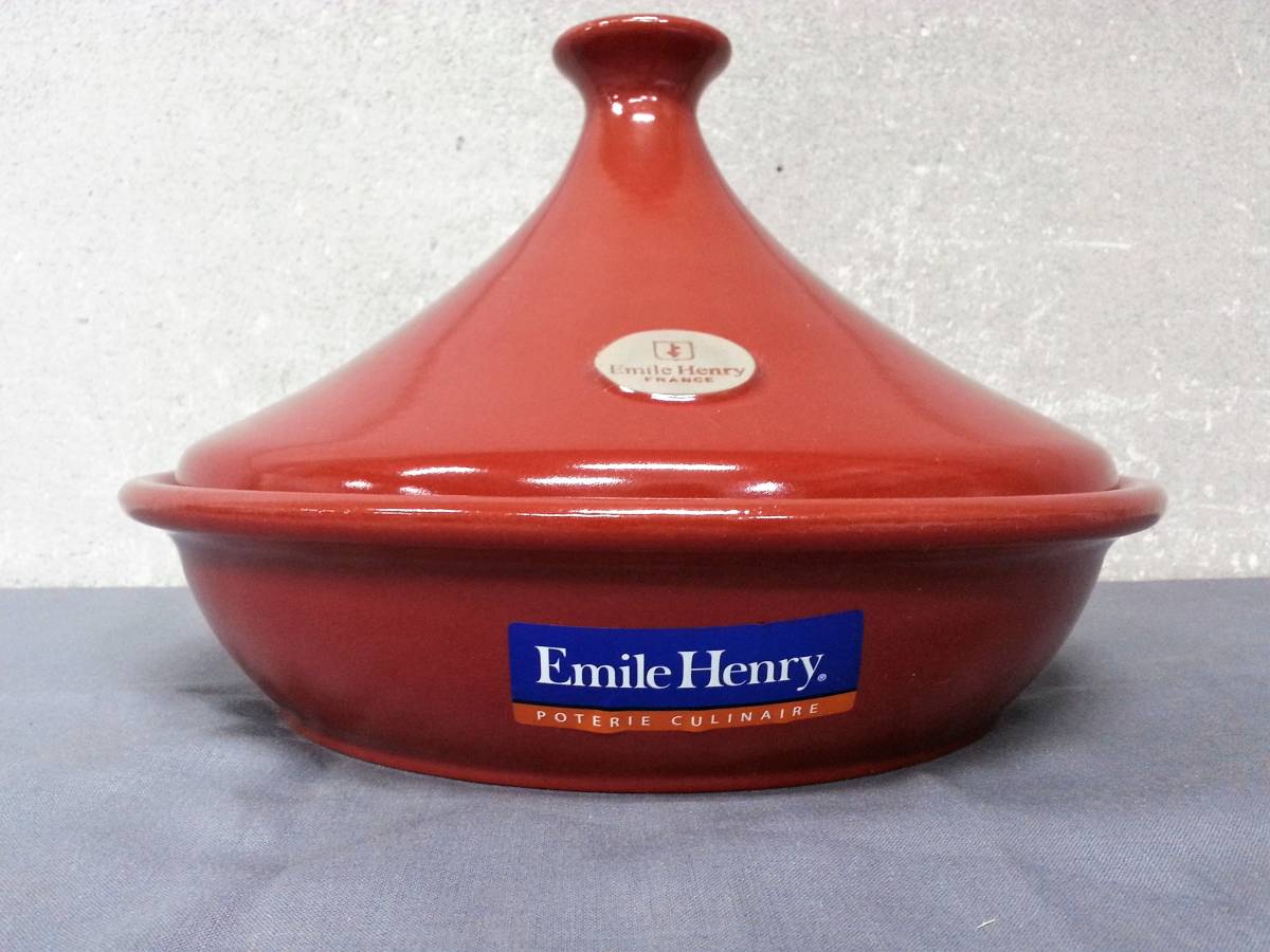 Emile Henry エミールアンリ タジン鍋 32cm レッド Amazon｜Emile Henry フラムシリーズ タジン L 32cm フラムレッド 5532