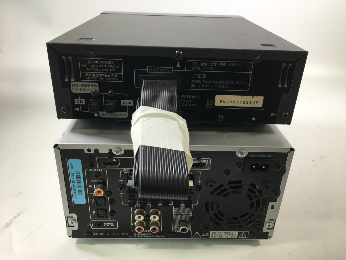 まとめ売り品 Onkyo Pioneer オンキョー パイオニア Avセンサー ミニディスクレコーダー 2台セット Sa 5hdx Mj R5 の落札情報詳細 ヤフオク落札価格情報 オークフリー スマートフォン版