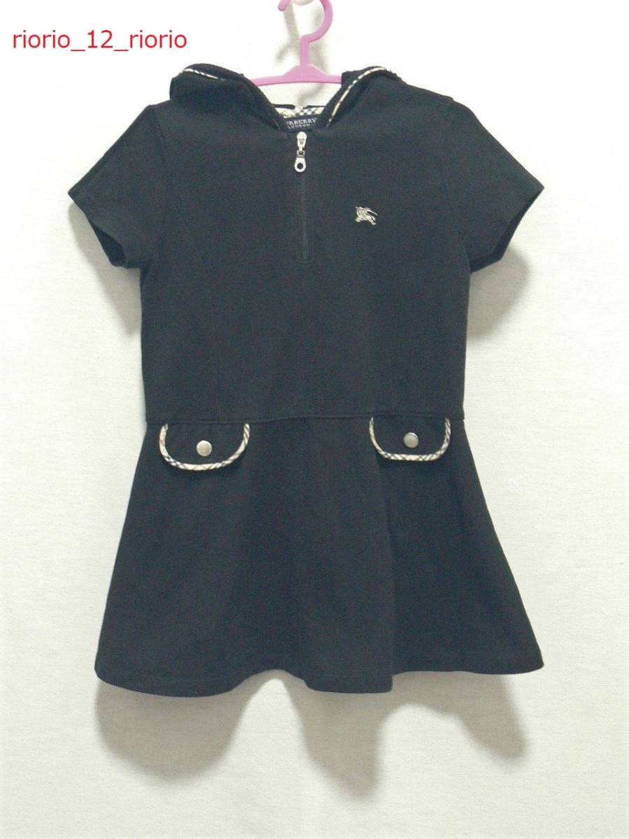 258 Burberry London バーバリーロンドン フーデットワンピース スウェット生地 ノバチェック サイズ100 の落札情報詳細 ヤフオク落札価格情報 オークフリー スマートフォン版