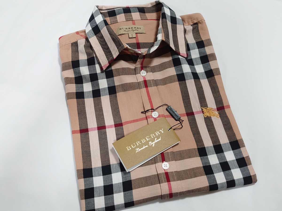 スペシャルオファ 新品未使用 長袖シャツ メンズmサイズ バーバリー シャツ Khairfp Com
