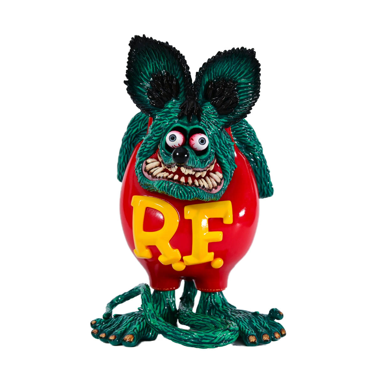 新品】RAT FINK ラットフィンク ソフビフィギュア SHYNESS限定 GREENの