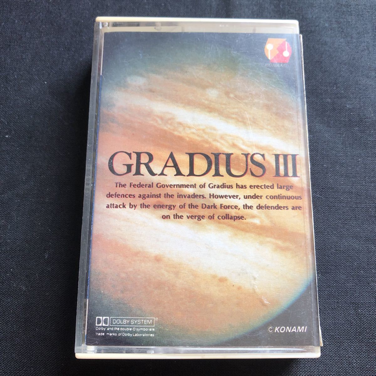 中古品 希少 グラディウスⅢ コナミ矩形波倶楽部 ミュージックカセット