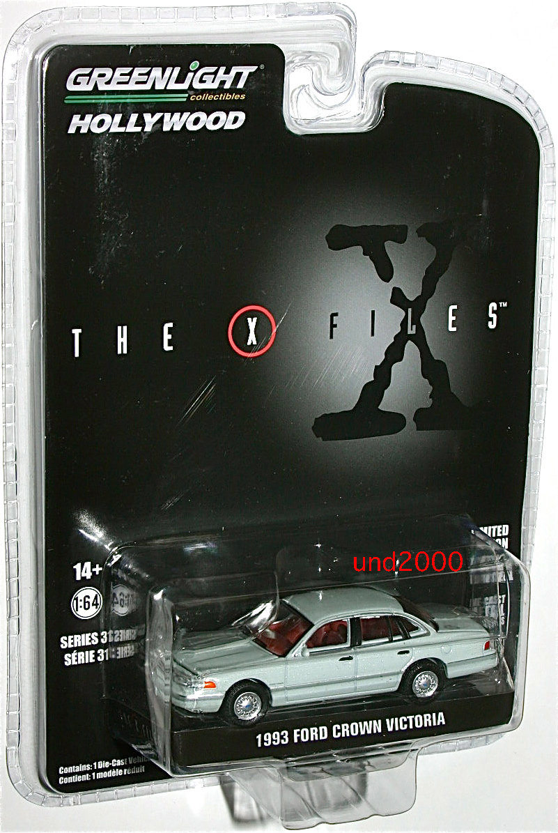 新品】Greenlight 1/64 X- ファイル 1993 フォード クラウン
