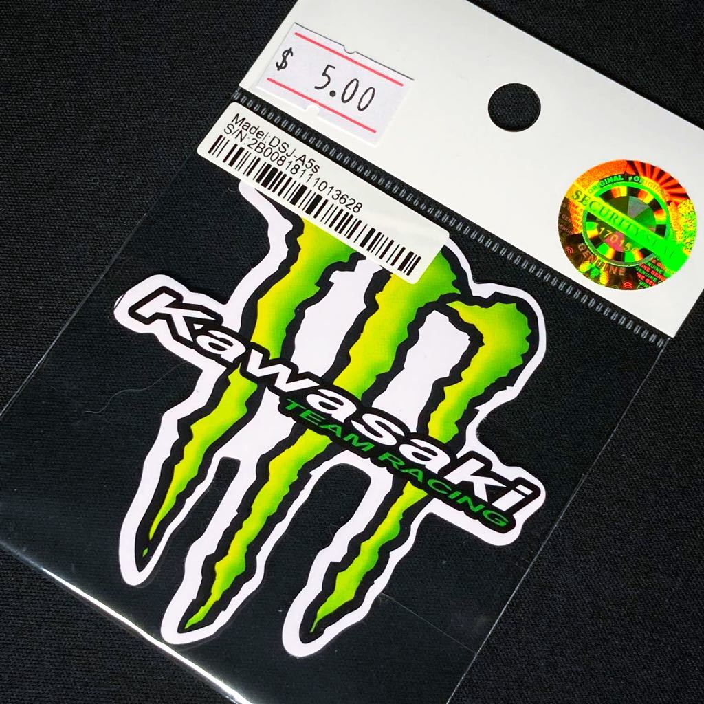 新品 輸入 ステッカー Usa Team Kawasaki Racing Monster Energy モンスターエナジー カワサキ Zx10r Zx6r Zx9r Ninja 1000 Z R マフラー の落札情報詳細 ヤフオク落札価格情報 オークフリー スマートフォン版