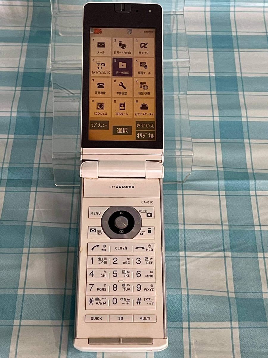 docomo PRIME series EXILIMケータイ CA-01C ガラホ 画面タッチの落札