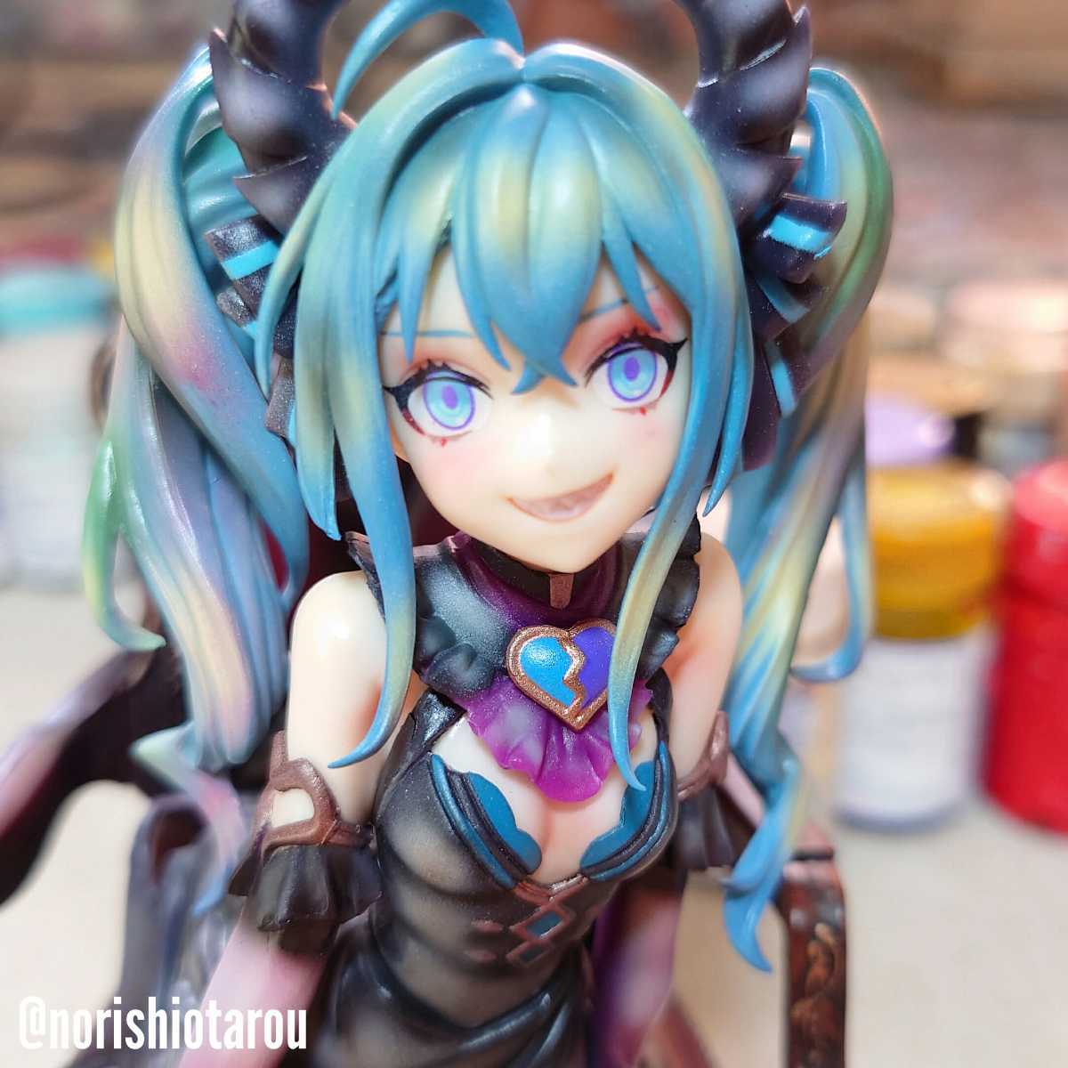 初音ミク ぬーどるストッパー　ヴィランver. 　リペイント 未使用 （詳細）】初音ミク ヴィランver. リペイント/ぬーどる