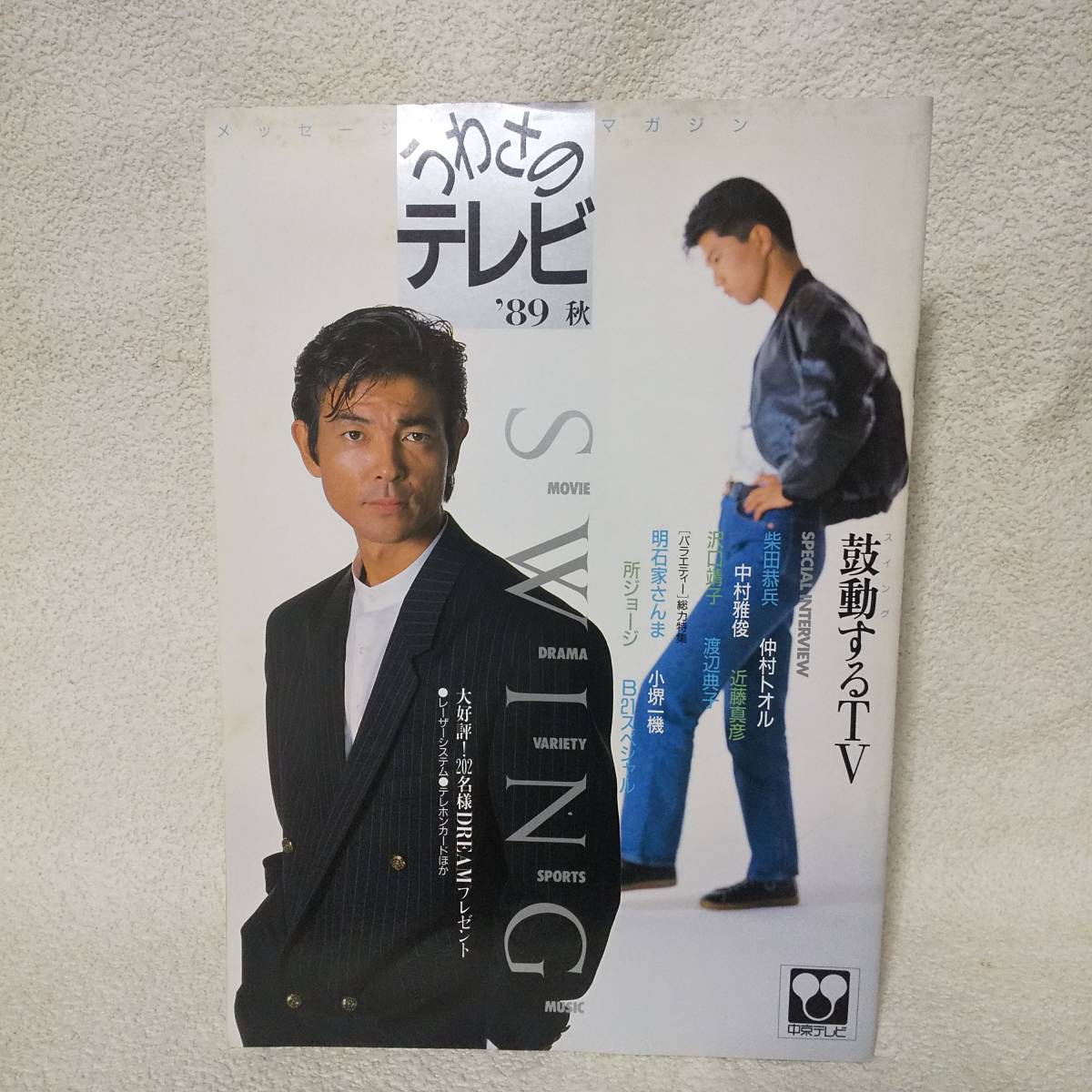 柴田恭兵仲村トオルうわさのテレビ