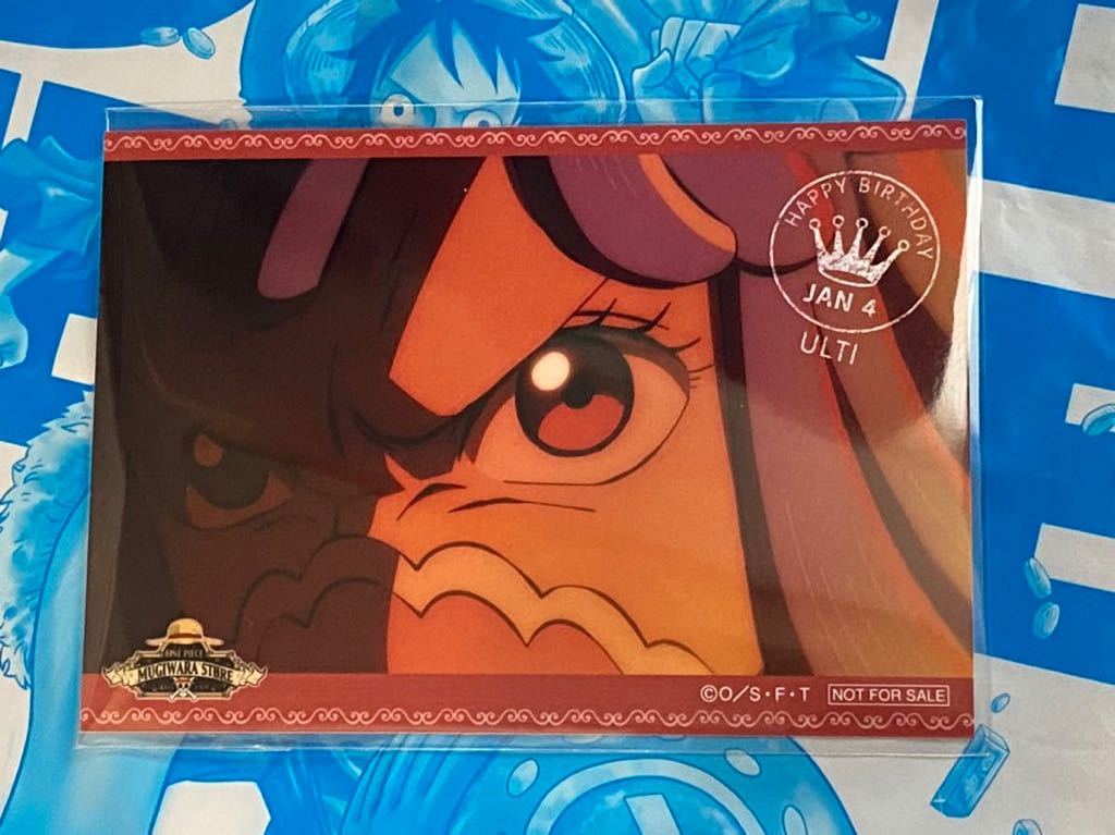 未使用】ワンピース☆ 麦わらストア【ウルてぃ】バースデーブロマイド