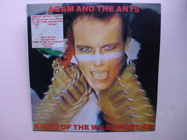 【やや傷や汚れあり】＊【LP】Adam And The Ants／Kings Of The Wild Frontier（CBS84549