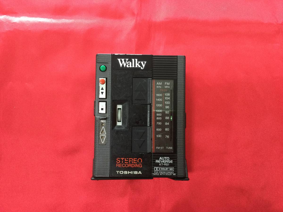TOSHIBA Walky KT-RS1 ☆ 録音もできるステレオウォーキー