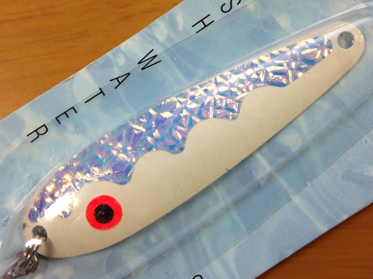 【未使用】★SEA QUEST LURES★ シークエスト ルアーズ トローリング スプーン 8cm ホワイト 検索用 ダーデブル アブ ＃224の落札情報詳細 ヤフオク落札価格検索