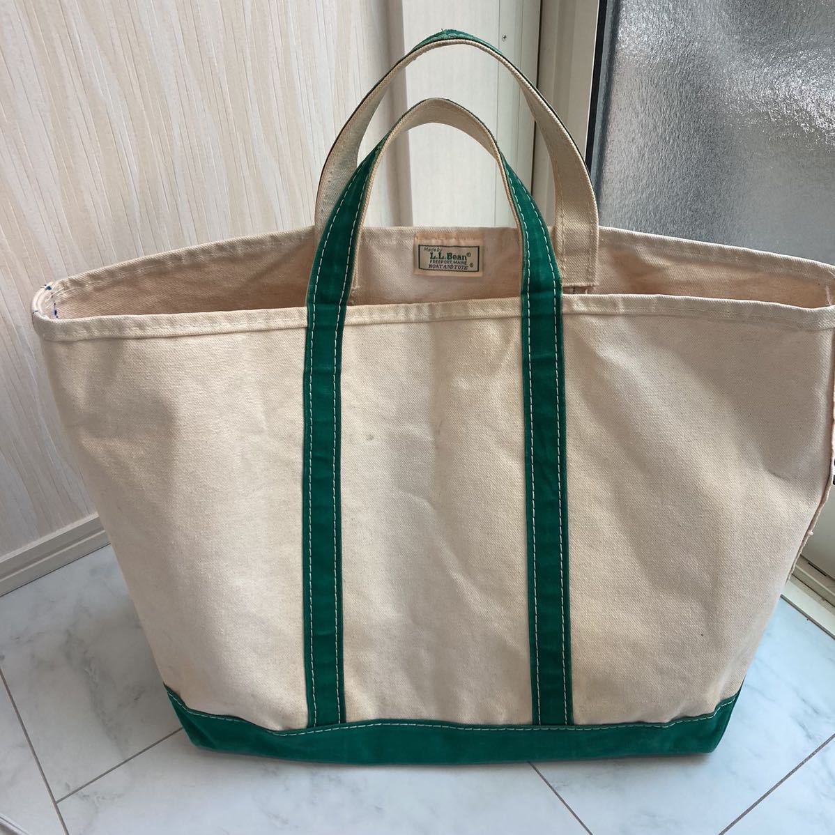 LLBean ミニトート ヴィンテージ 80's ギザタグ LLBean ミニトート ヴィンテージ 80's ギザタグ ミニ！ギザタグ 】80s