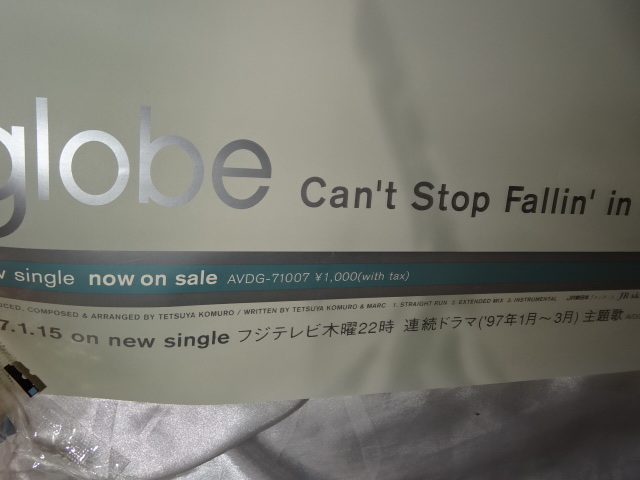 globe「Can't Stop Fallin' in Love」告知ポスター Can't Stop Fallin
