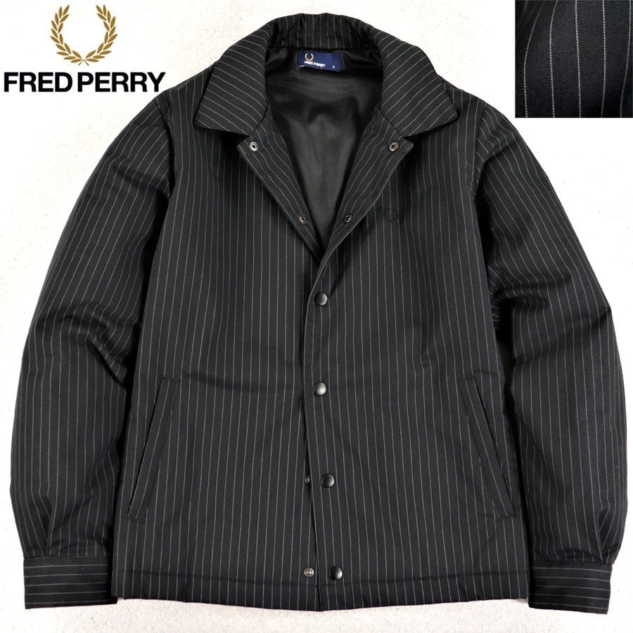極美品】FRED PERRY フレッドペリー コーチジャケット 月桂樹刺繍