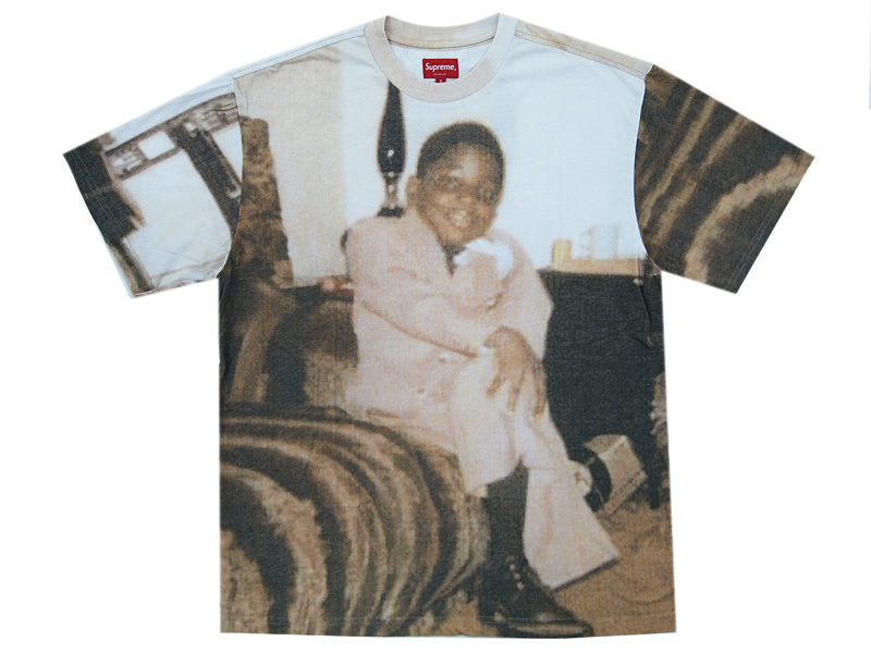 激レア】SUPREME 11AW Biggie TEE ビギー Tシャツ M ナチュラル ...