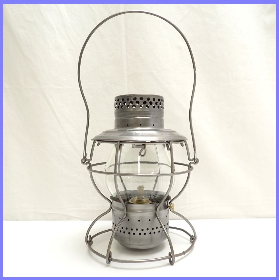 handlan st.louis レイルロードランタン 青ホヤ