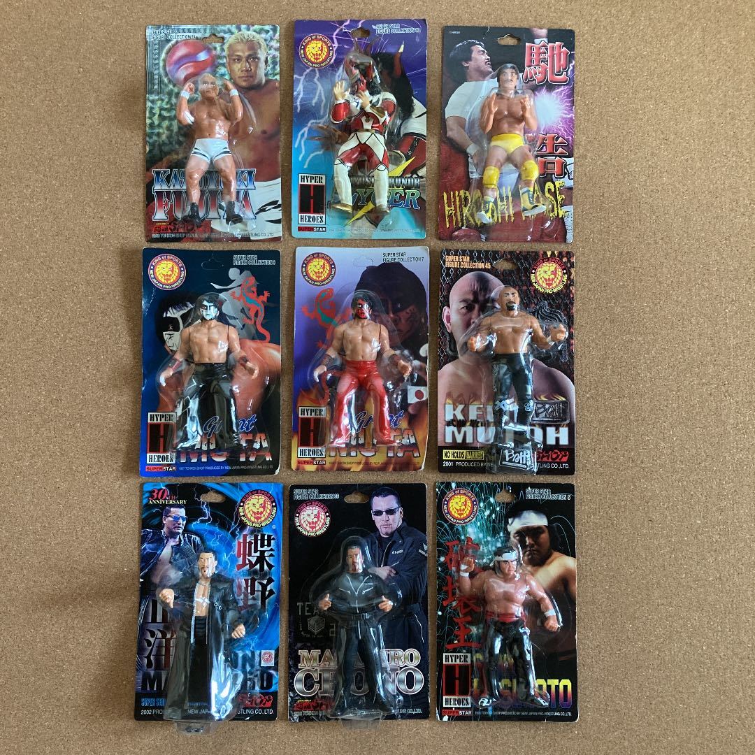 格闘家 プロレスラー フィギュア 9体 セット プロレス 格闘技 人形 ④